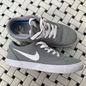 grey Nike SB Check skate shoes